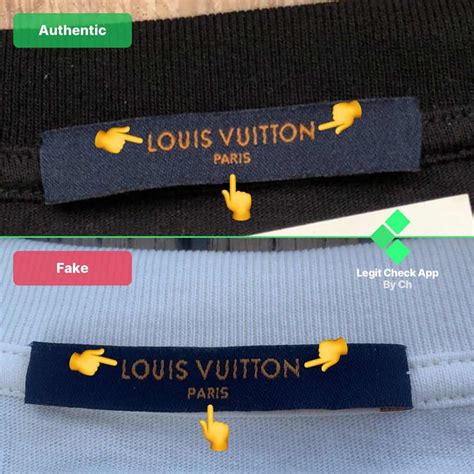 louis vuitton t shirt false